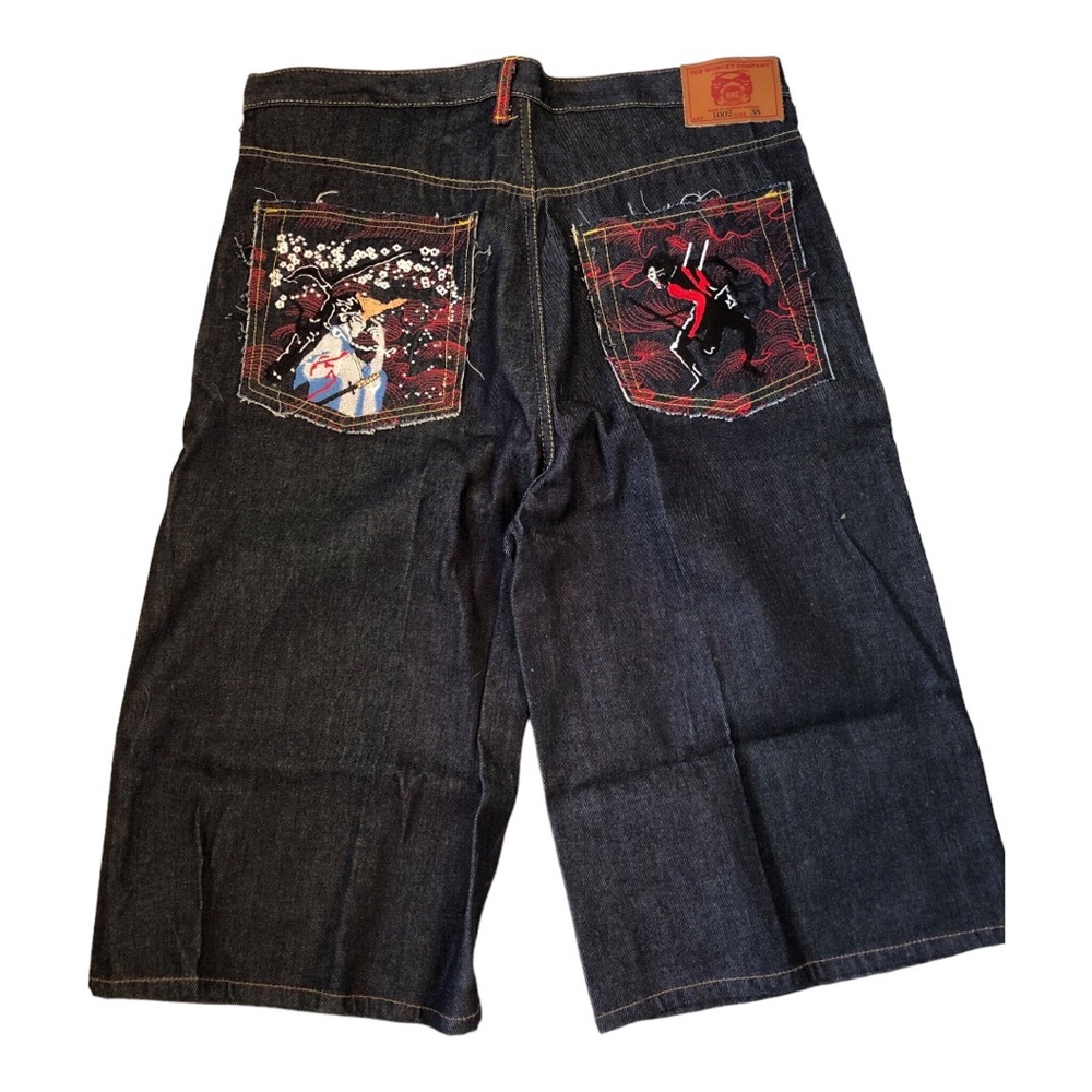 NWT Red Monkey Company RMC Martin Ksohoh jeans Short size 38